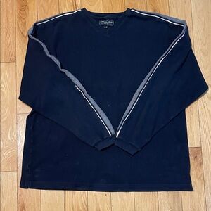 Dockers Men's Navy Sweatshirt with Gray Accents